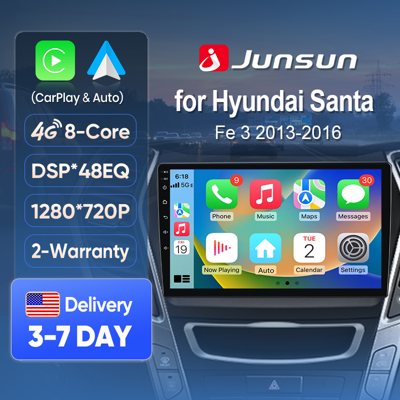 Korean Lifestyle Products - Junsun AI Sesli Araç Stereo Radyosu