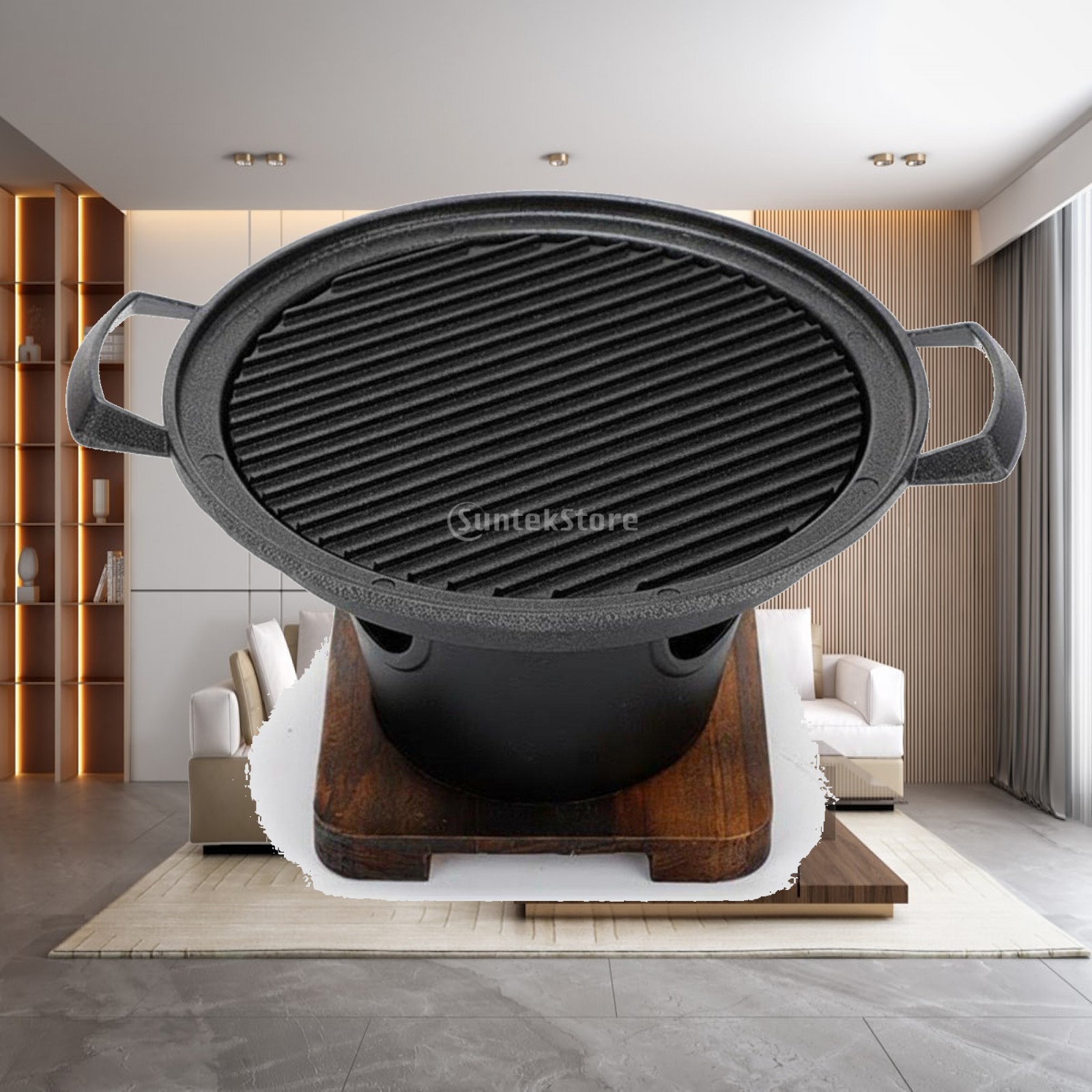 Korean Bbq Grill - Açık Hava Izgarası Mini Masa Üstü