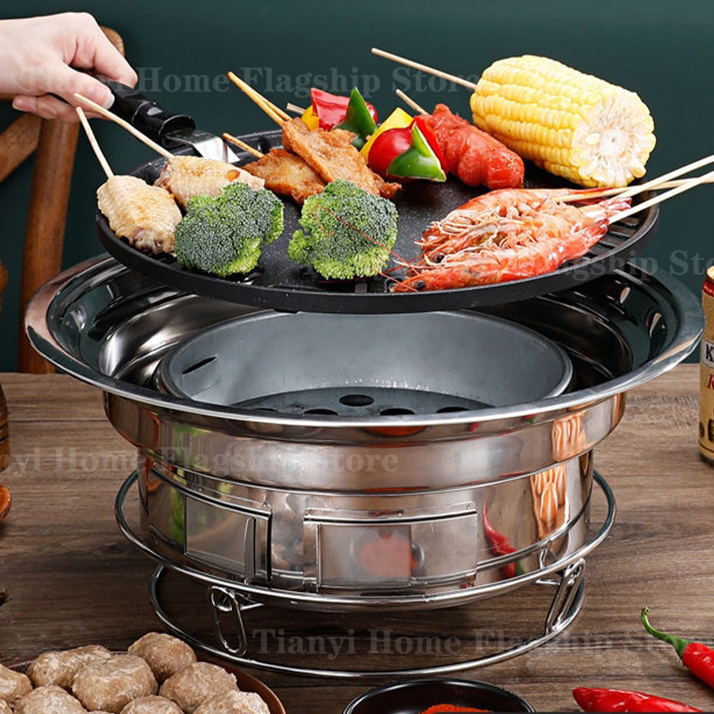 Paslanmaz Çelik Kömürlü Mangal - Korean Bbq Grill incelemesi ve fiyatı